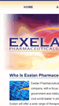 Mobile Screenshot of exelanpharma.com